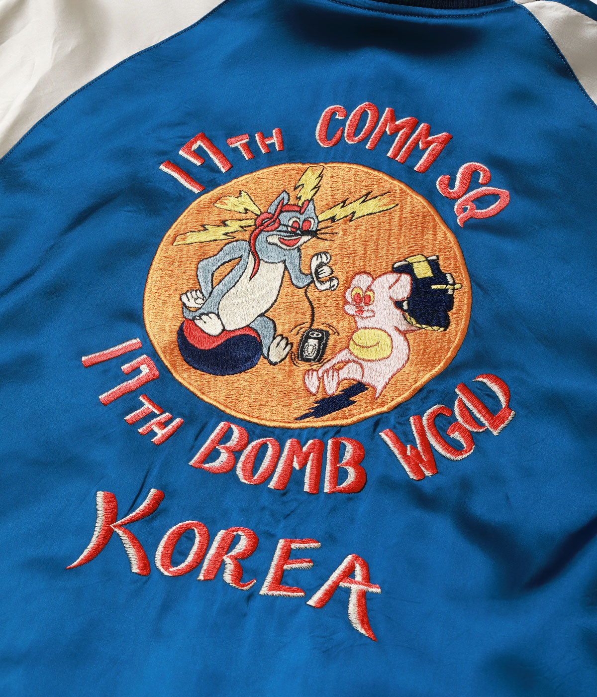 Early 1950s Style Acetate Souvenir Jacket “KOSHO & CO.” × “BUZZ RICKSON’S” Special Edition “17TH COMM SQ & 17TH BOMB WG(L)” BR16009-119