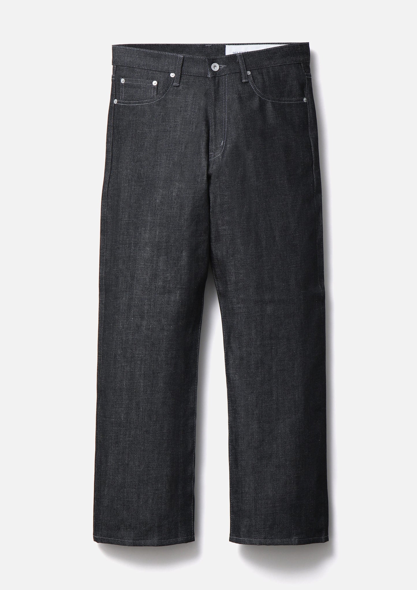 RIGID DENIM FULL CUT PANTS