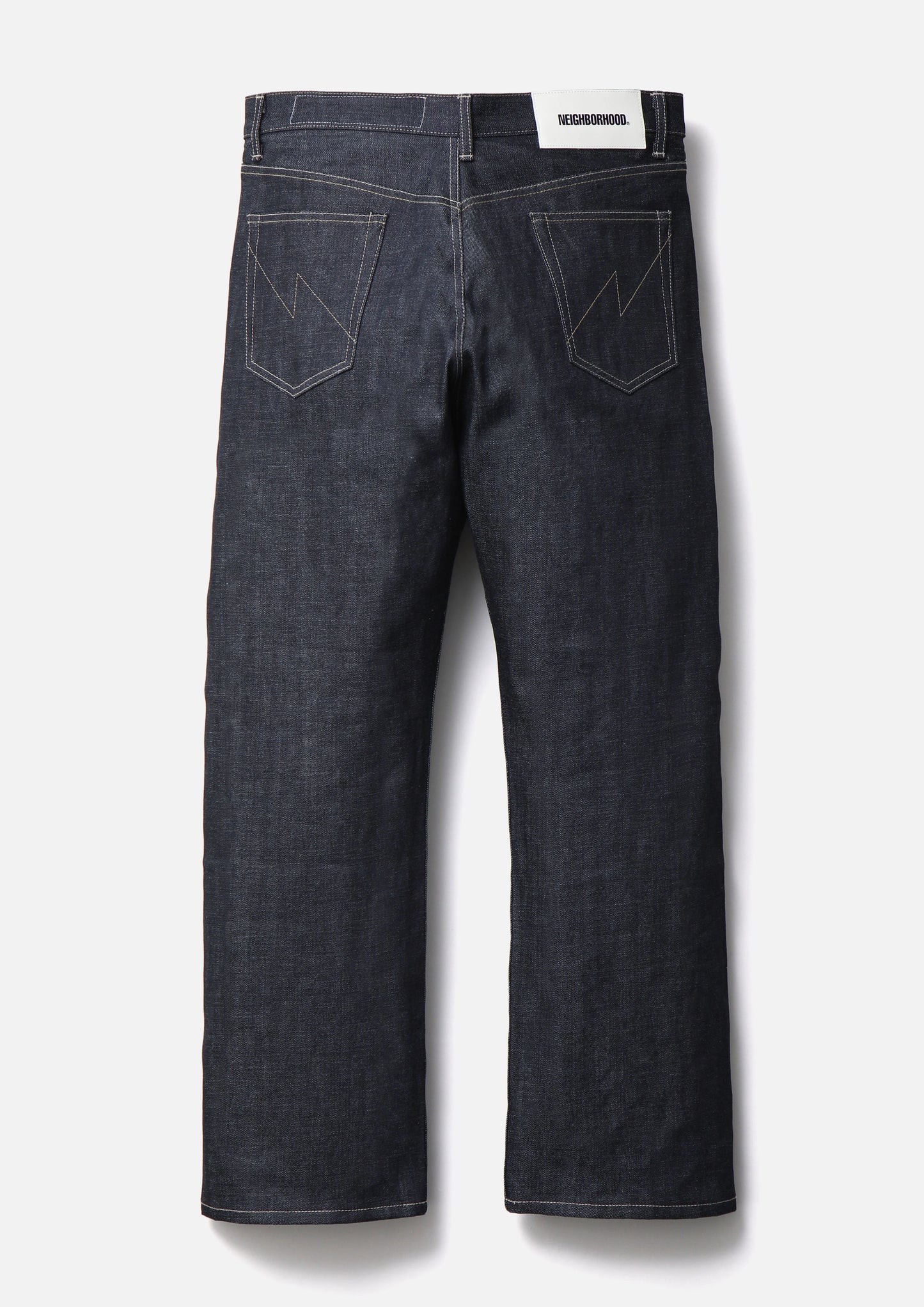 RIGID DENIM FULL CUT PANTS