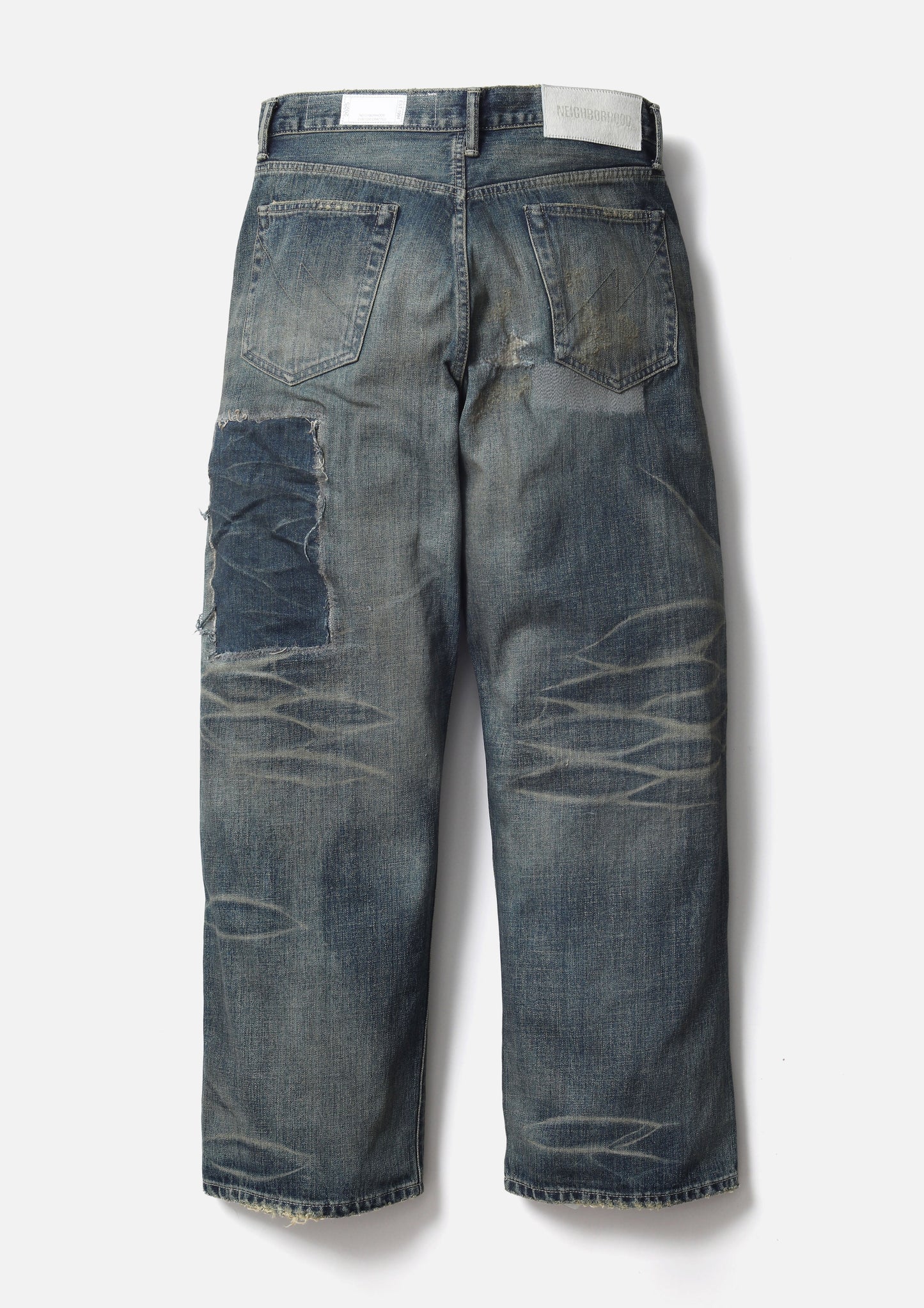 SAVAGE DENIM DP WIDE PANTS