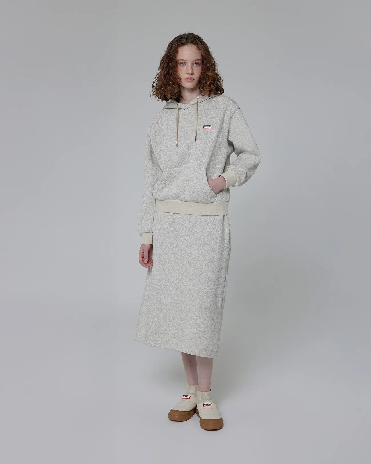 インアウトパファーニットカフブーツ