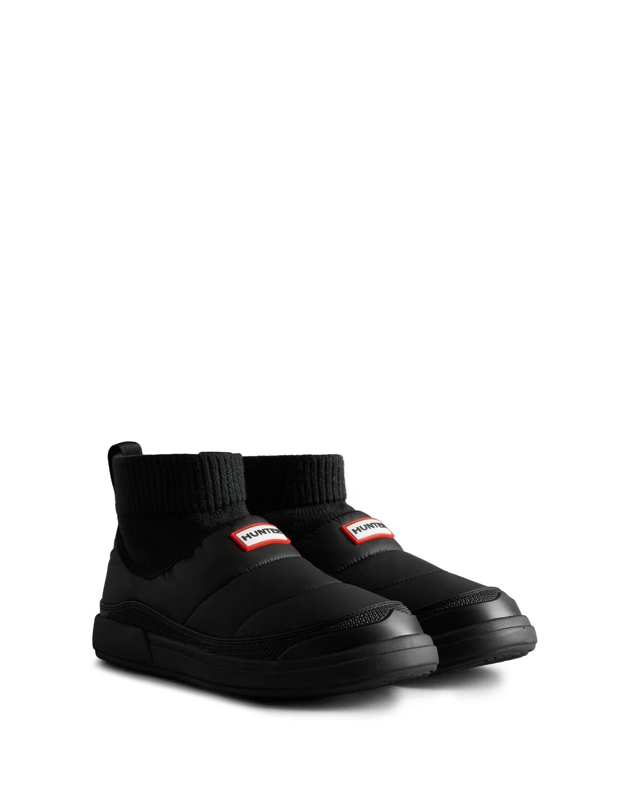 インアウトパファーニットカフブーツ