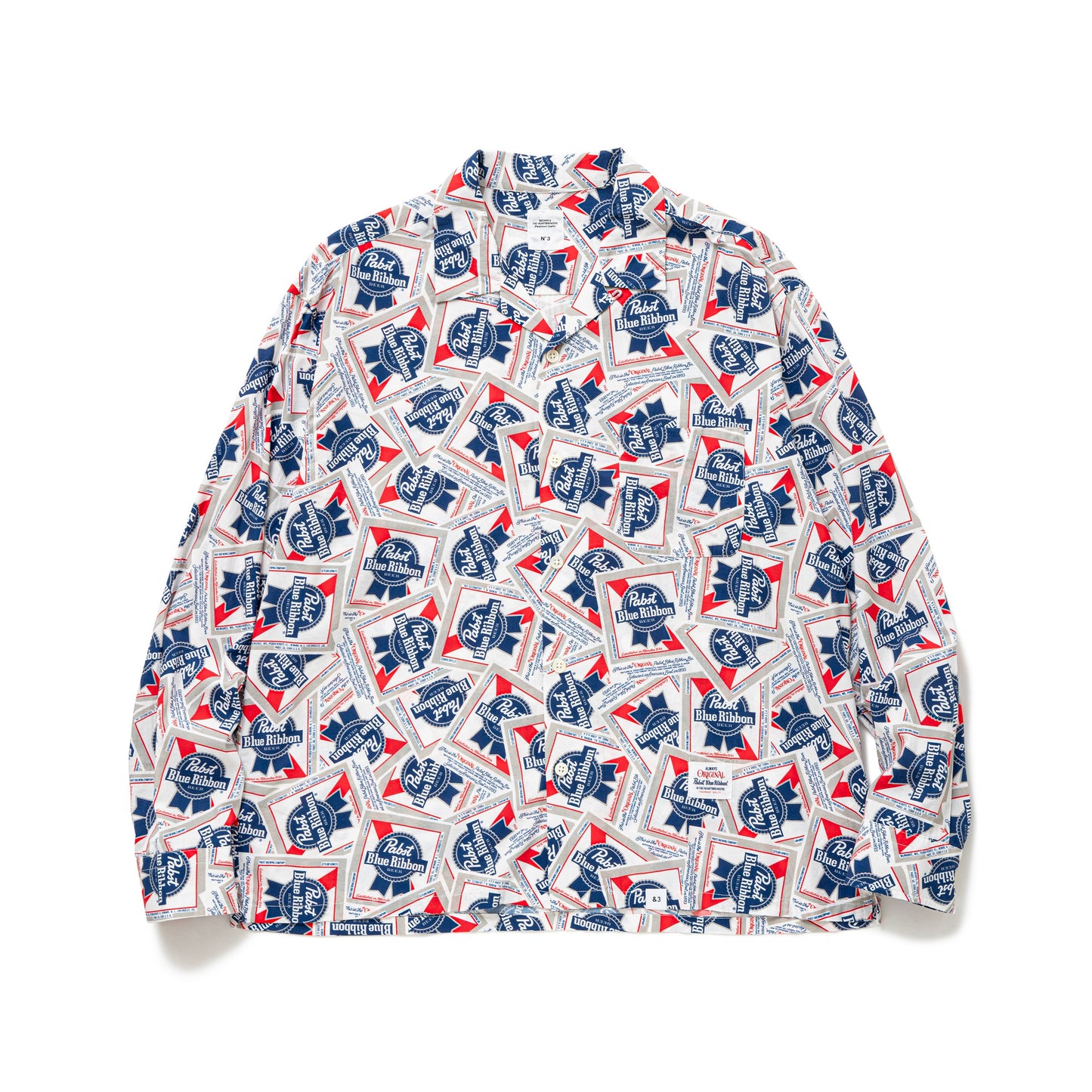 Pabst Ex. L/S OPEN COLLAR SHIRT "FIRTH"