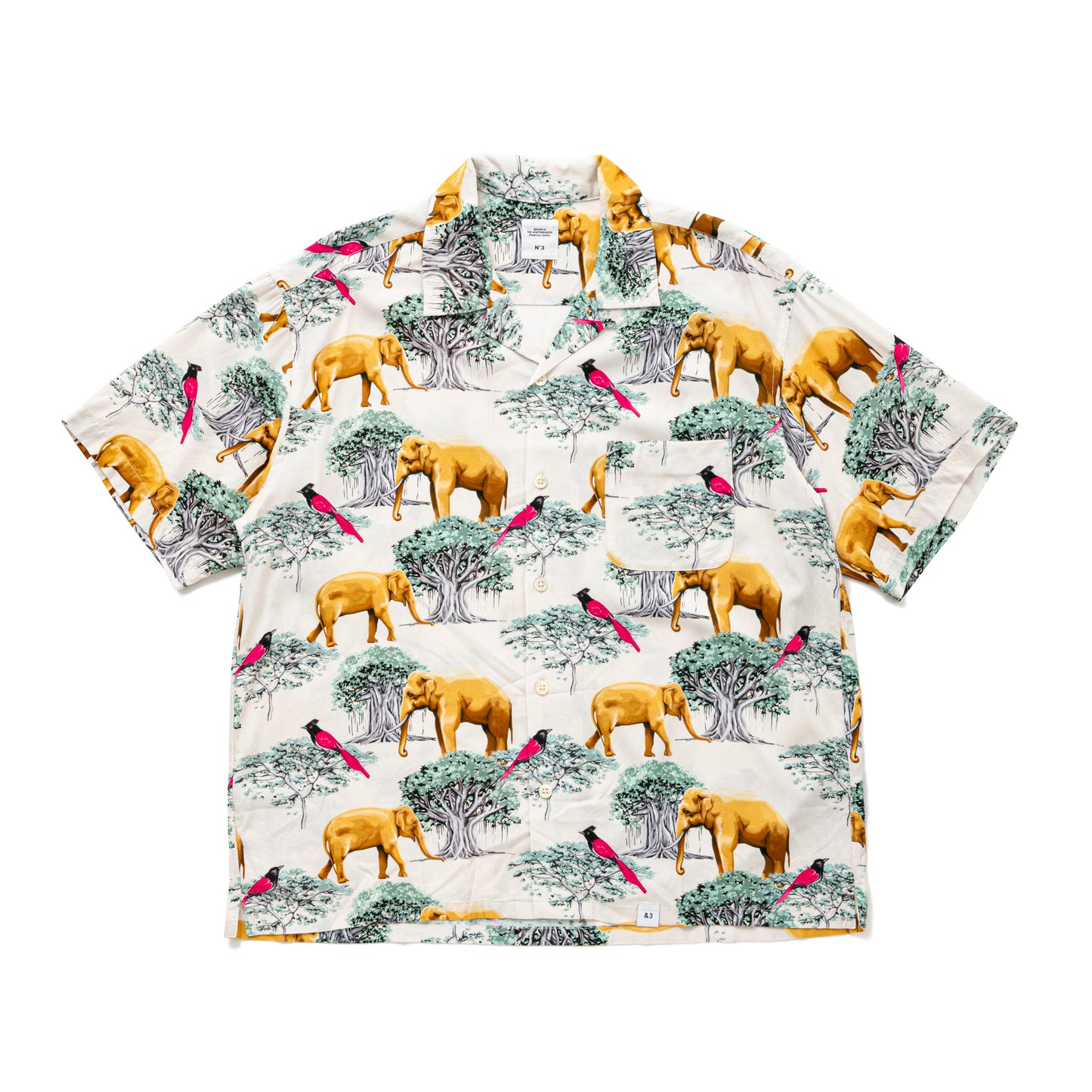 S/S ORG ALOHA SHIRT "ROGERS"