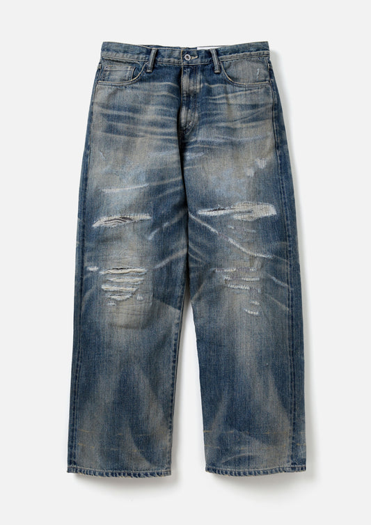 SAVAGE DENIM DP WIDE PANTS