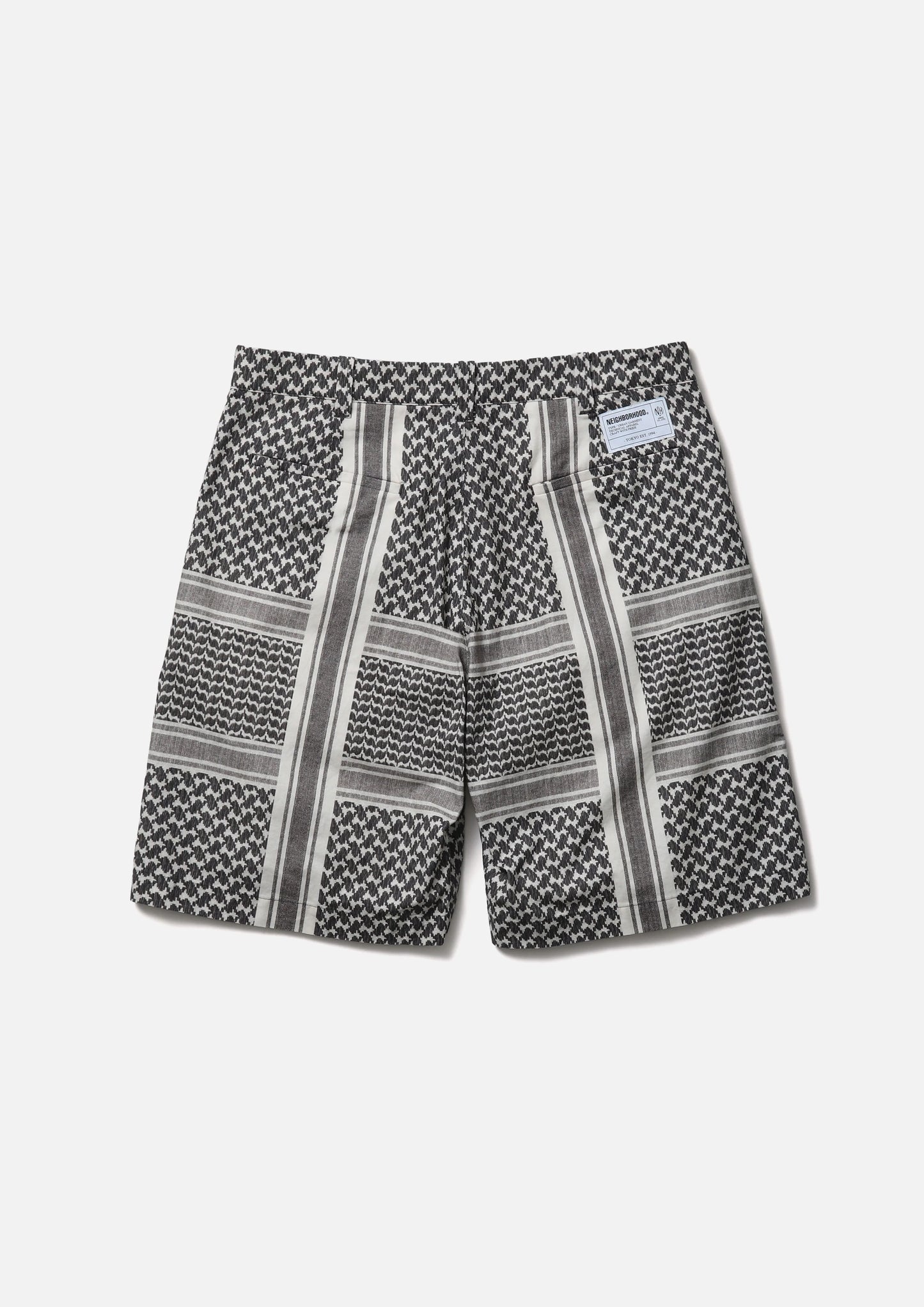 SHEMAGH PATTERN SHORT PANTS