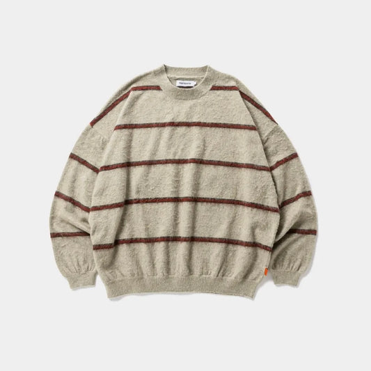 BORDER KNIT SWEATER