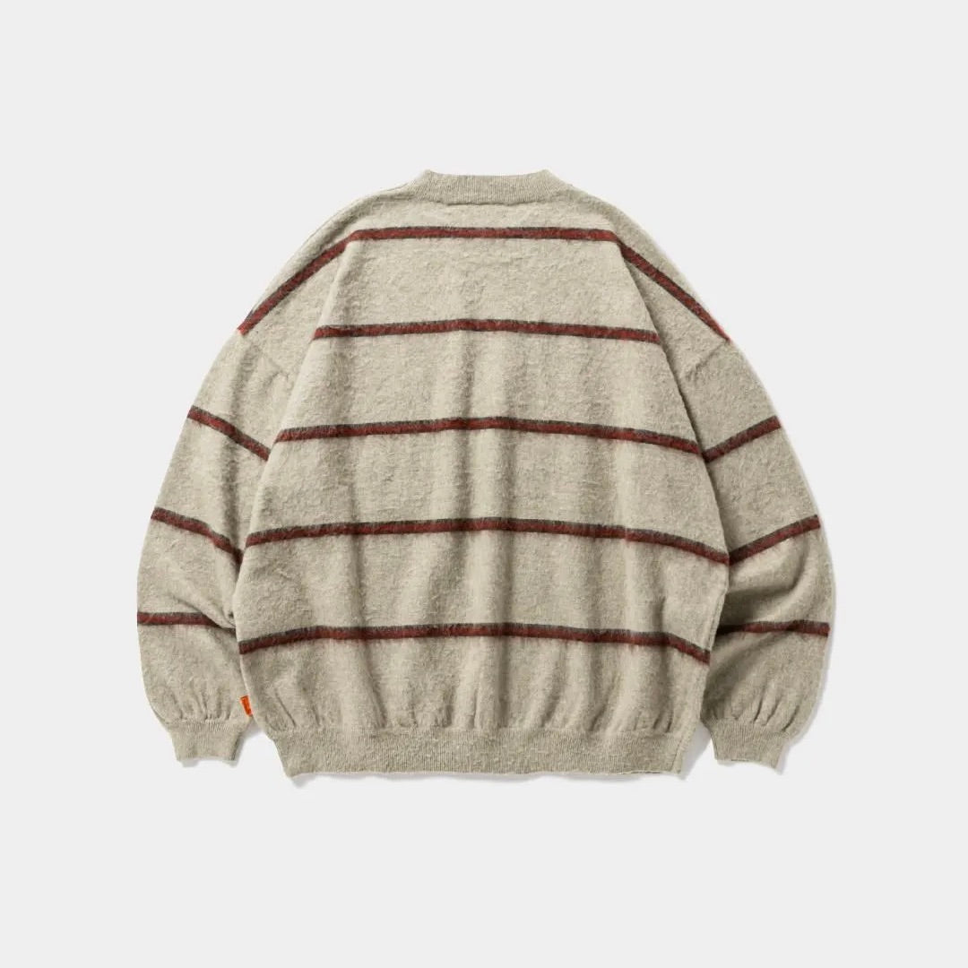 BORDER KNIT SWEATER