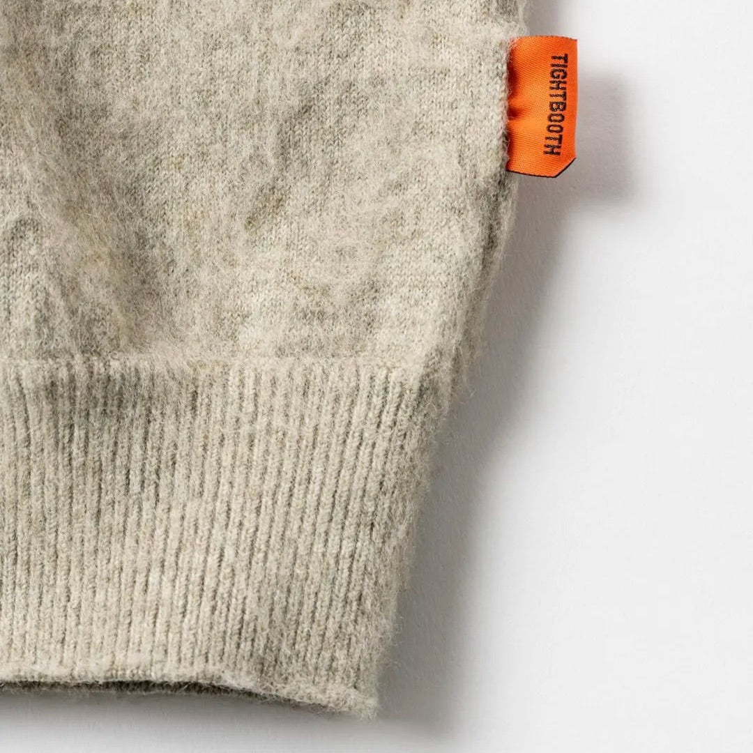 BORDER KNIT SWEATER