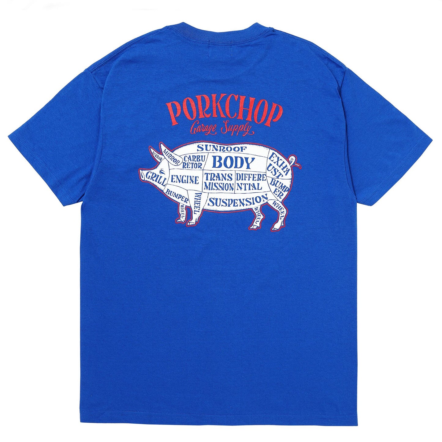 PORK BACK TEE BLUE