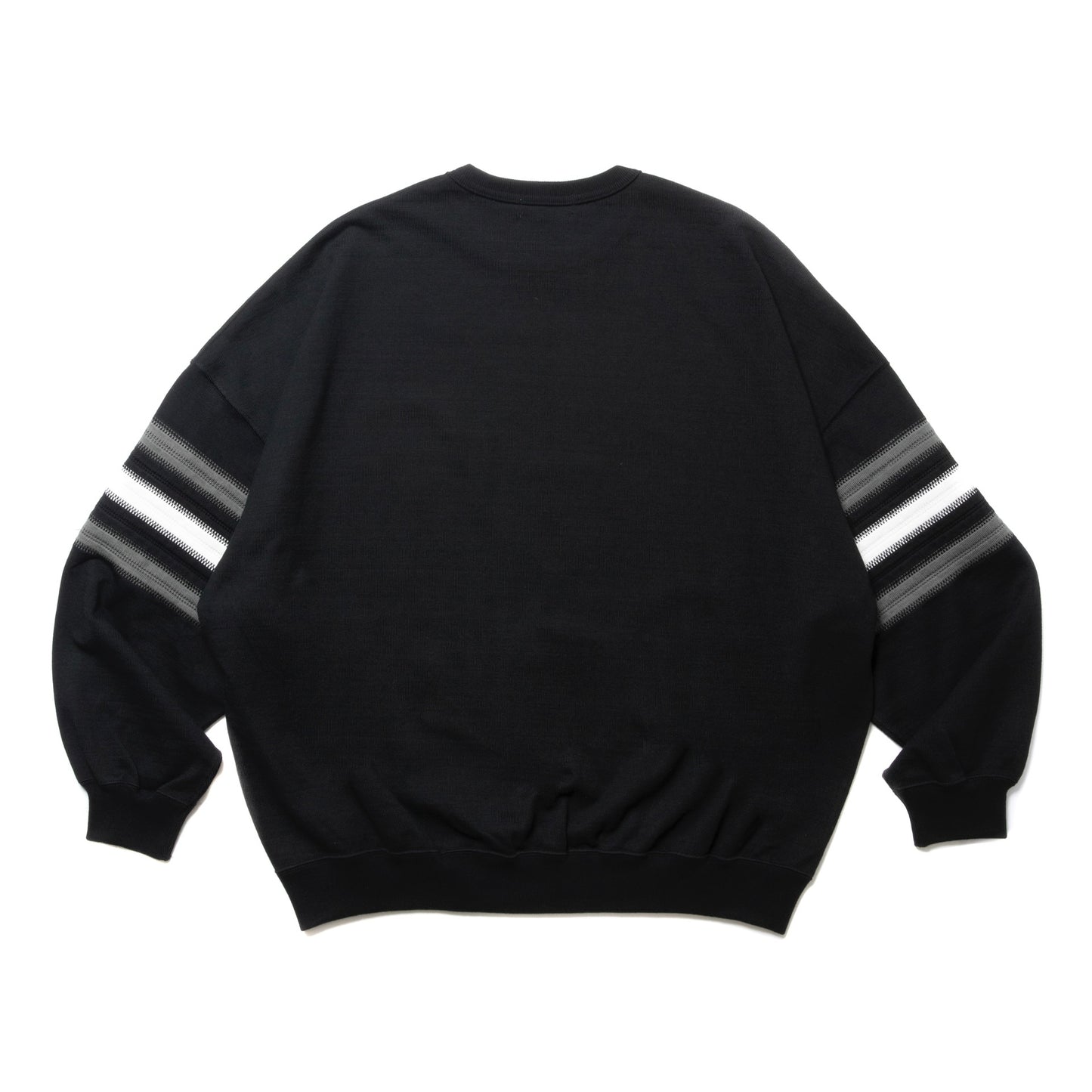 Heavy Oz Jersey Jacquard Sleeve Crew