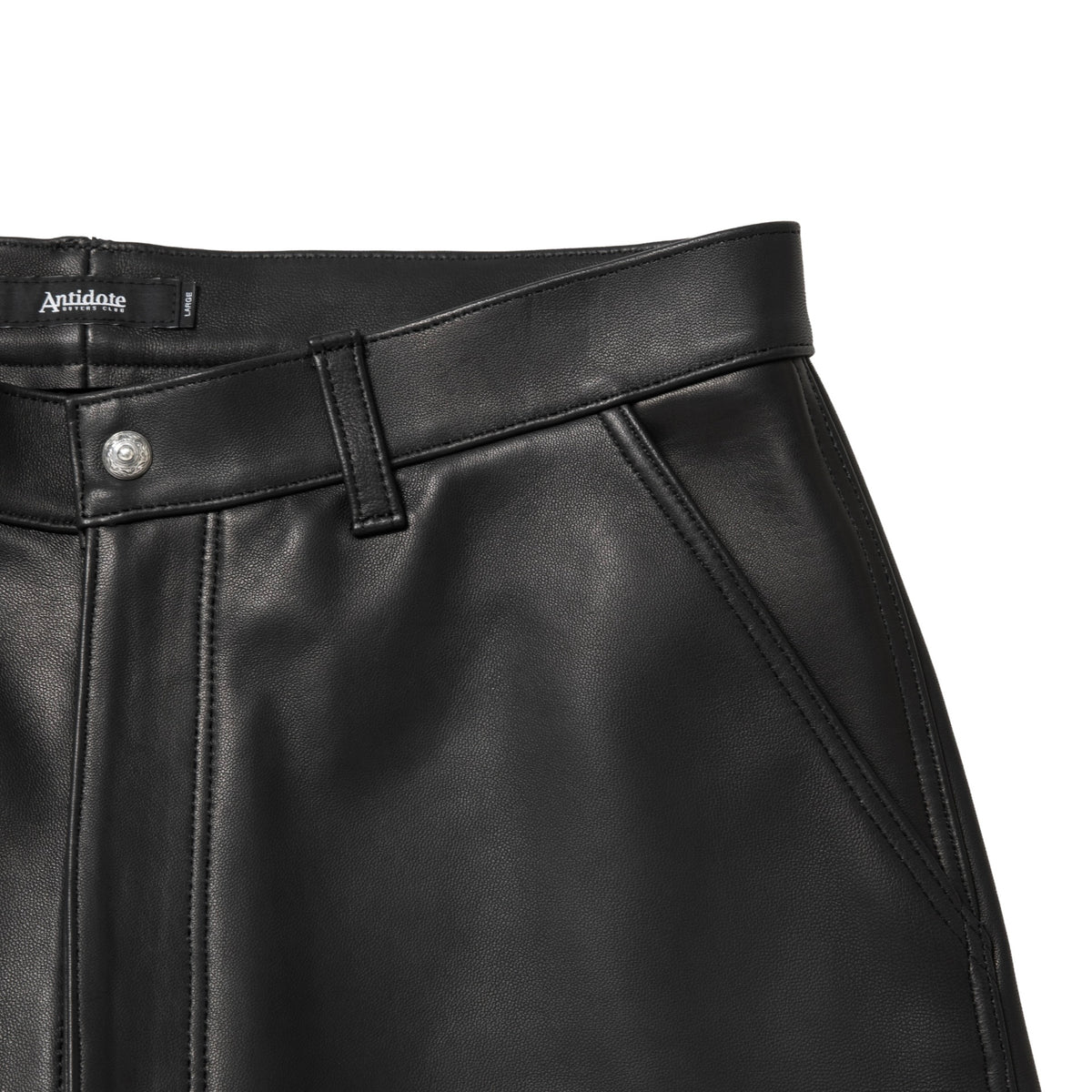 Sheep Leather Wide Leg Pants