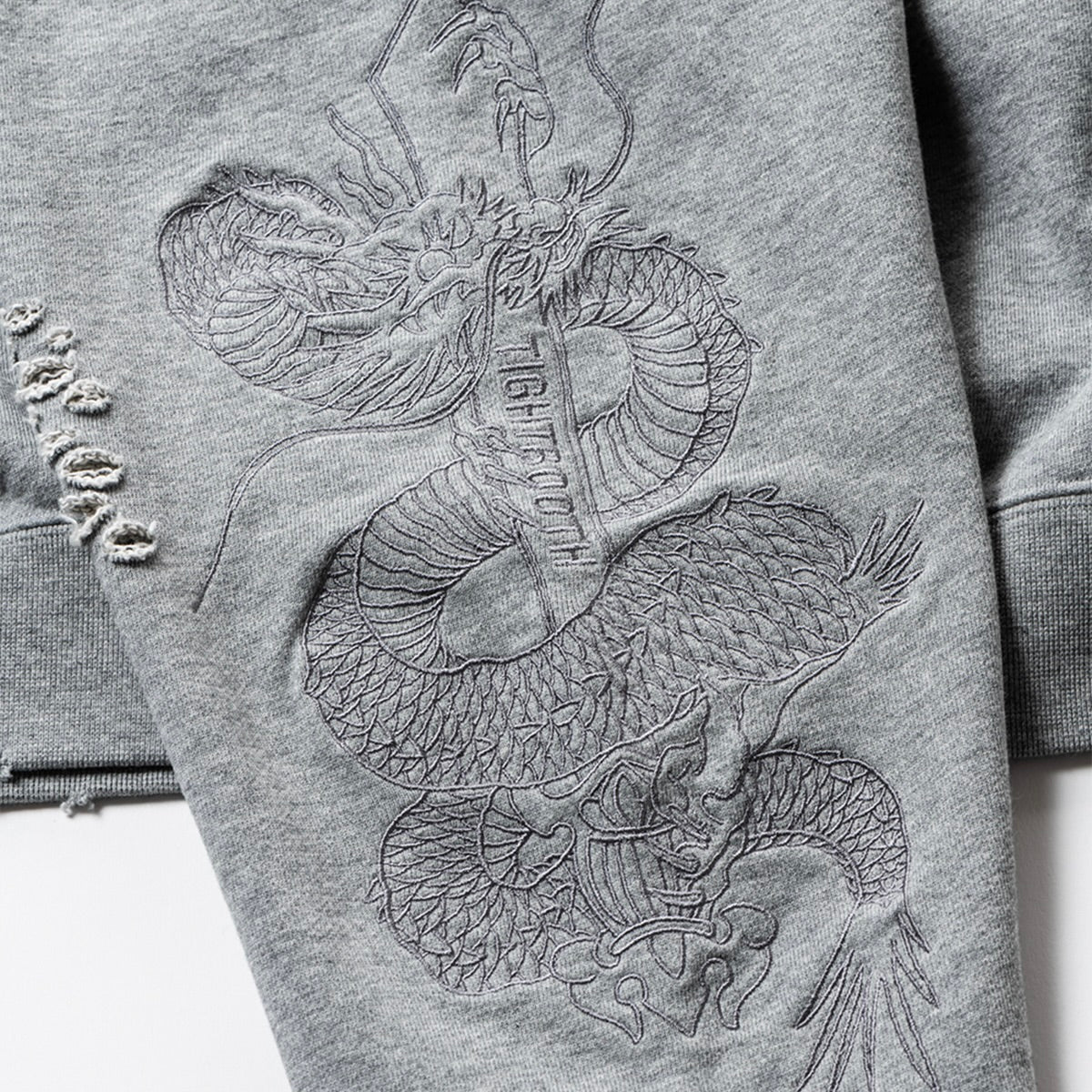 DAMAGE CREW SWEAT (TIGHTBOOTH x DELUXE)