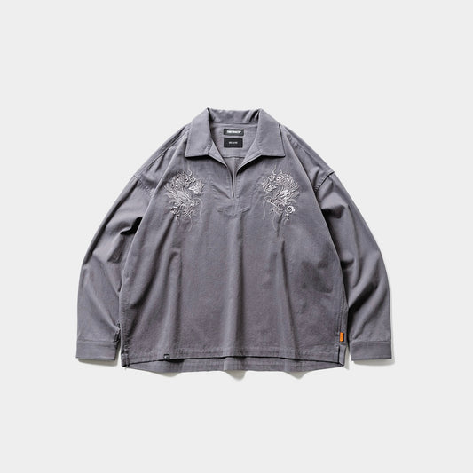FLANNEL SKIPPER SHIRT (TIGHTBOOTH x DELUXE)