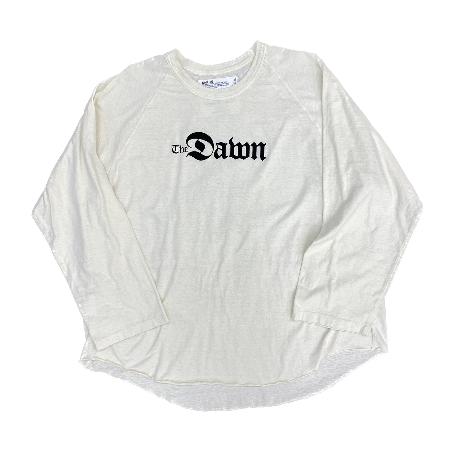 "The Dawn" Big Raglan Tour Tee