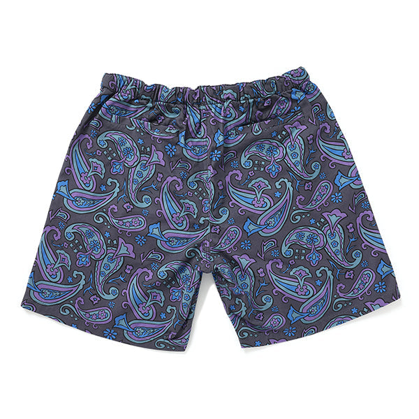 PAISLEY COTTON TWILL SHORTS