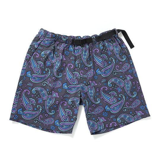 PAISLEY COTTON TWILL SHORTS