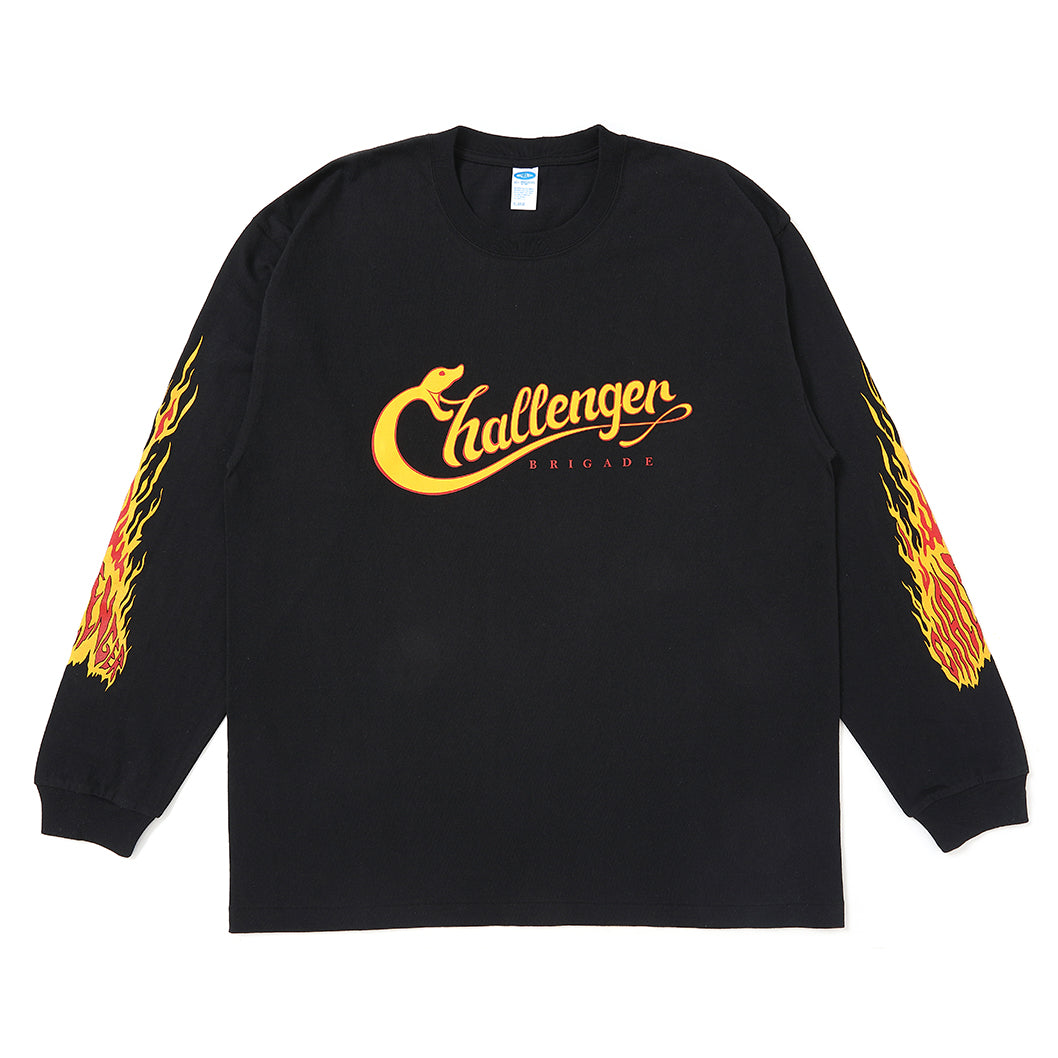 L/S SNAKING LOGO TEE
