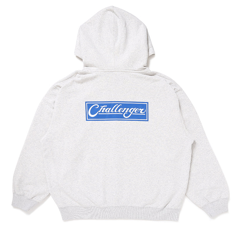 BAR LOGO ZIP HOODIE