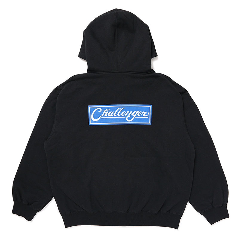 BAR LOGO ZIP HOODIE