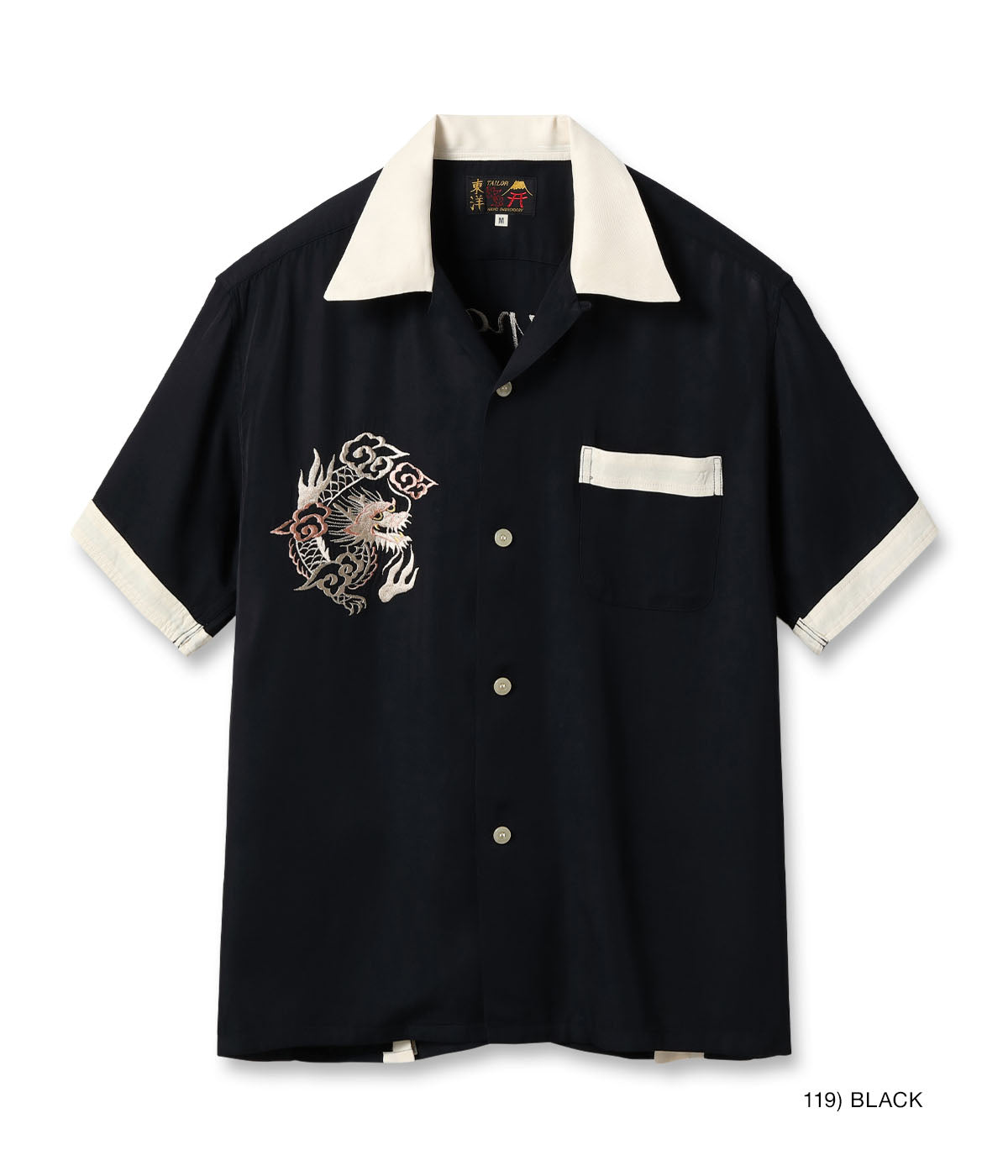 SUKA BOWLING SHIRT “DRAGON & JAPAN MAP”TT39303