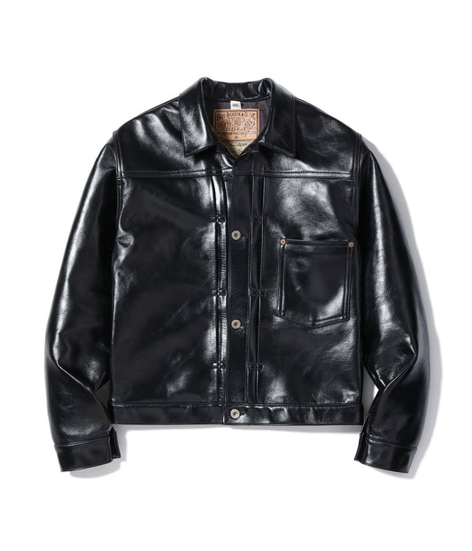 WILLIAM GIBSON COLLECTION BLACK LEATHER BLOUSE BR80665