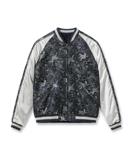 Early 1950s Style Rayon Brocade × Acetate Souvenir Jacket TOYO ENTERPRISE 60th Anniversary Special Edition “TIGER & DRAGON” (BROCADE) × “EAGLE” TT15717-119