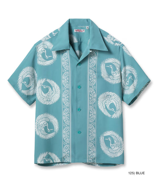 RAYON HAWAIIAN SHIRT “ORIENTAL BORDER” SS39629