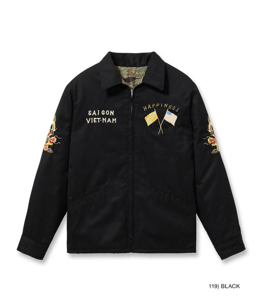 Early 1960s Style Reversible Vietnam Jacket “VIETNAM TIGER” × “VIETNAM MAP” TT15979