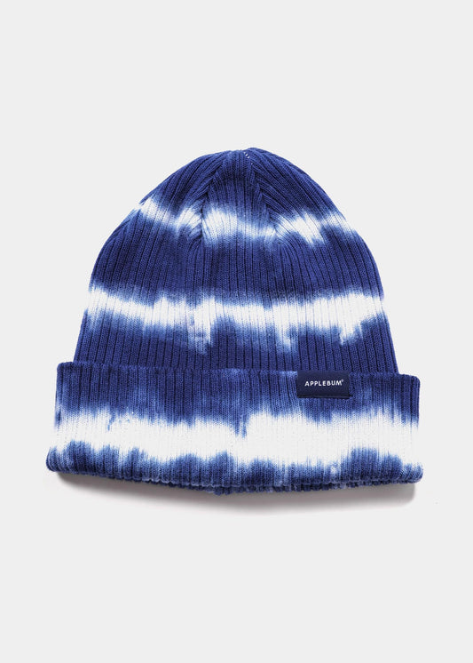 Border Tie Dye Knit Cap