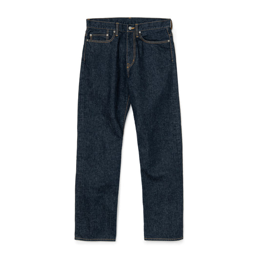DARK INDIGO DENIM PANTS ONE WASH
