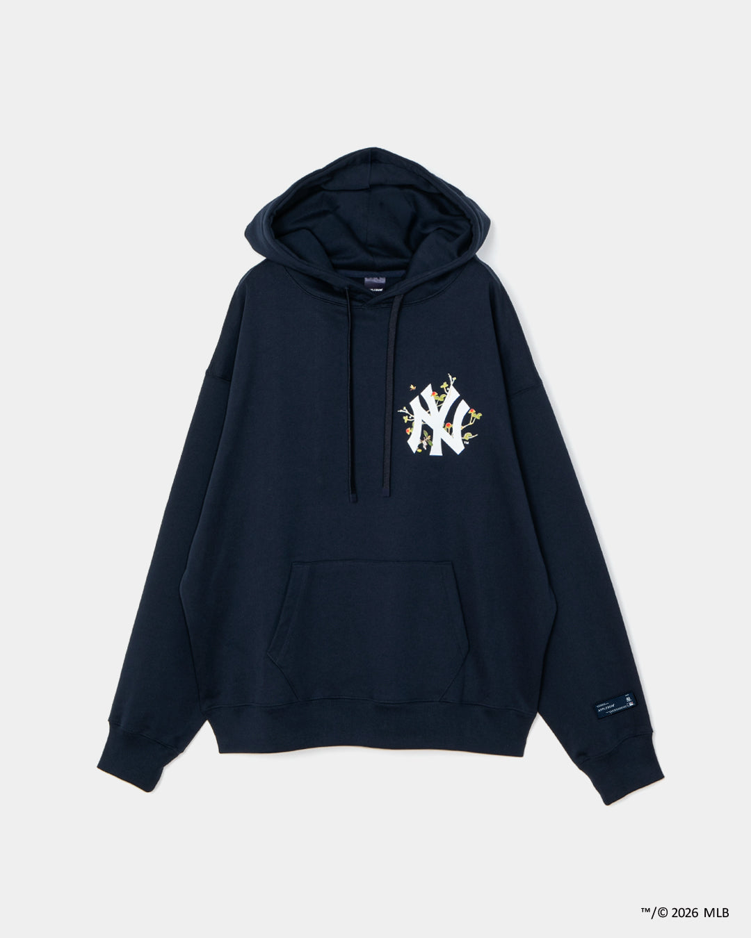 "NY Yankees" Leaf Logo Hoodie