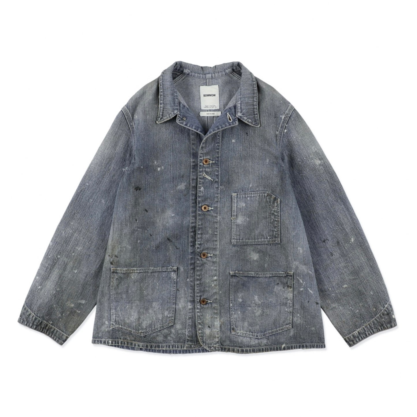 PAINT-STAINED ENGINEER'S COVERALL