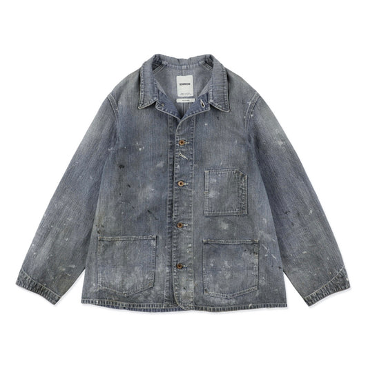 PAINT-STAINED ENGINEER'S COVERALL