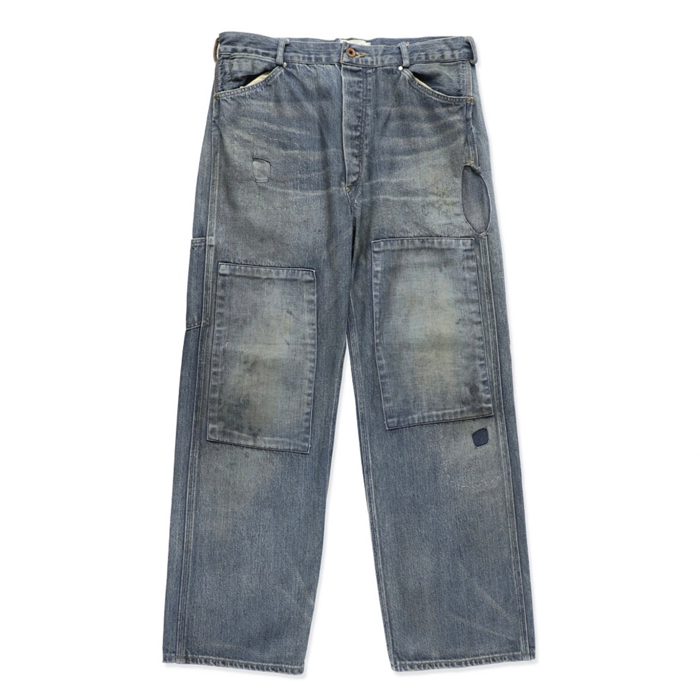 MINER'S REPAIRED DENIM WORK PANTS