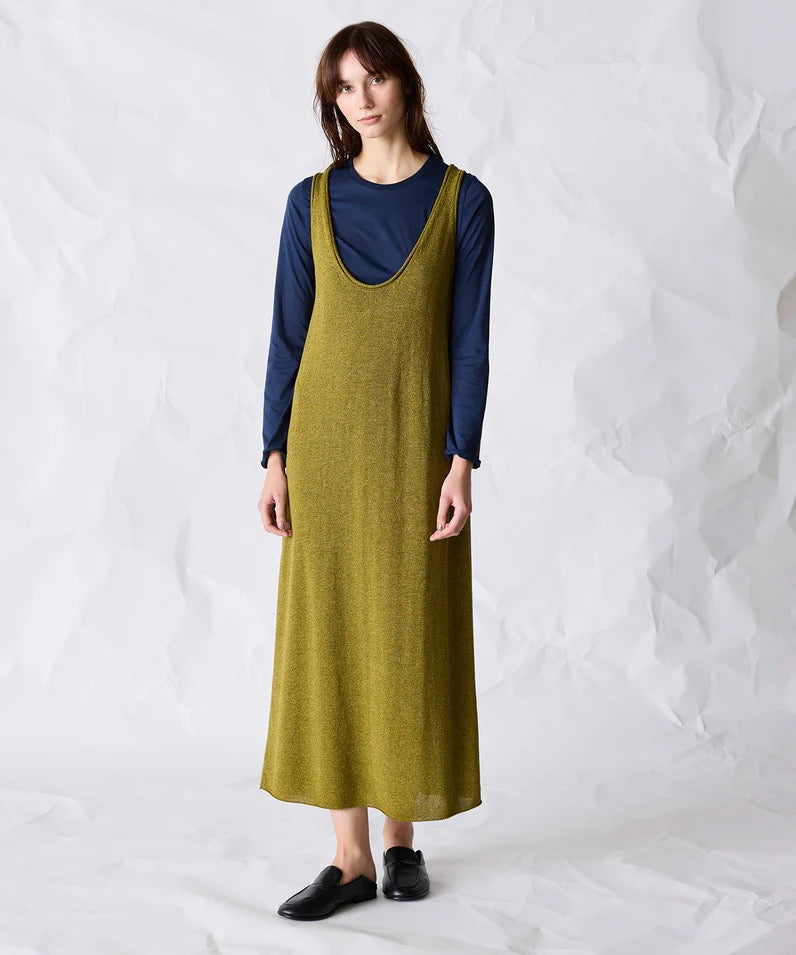 paper knit 2way dress