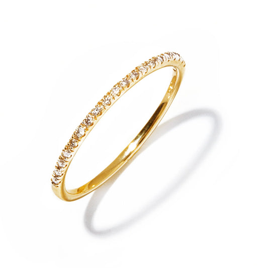 diamond half eternity ring
