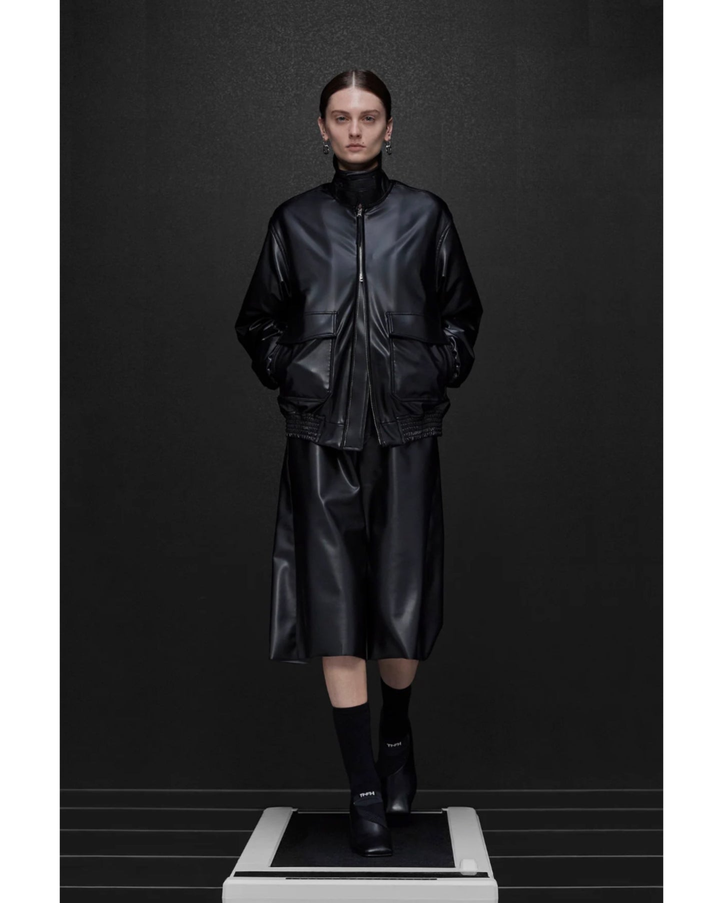 FAUX LEATHER JACKET 17459