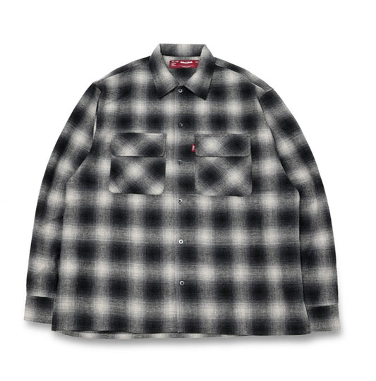 Wool Ombre Check L/S Shirt