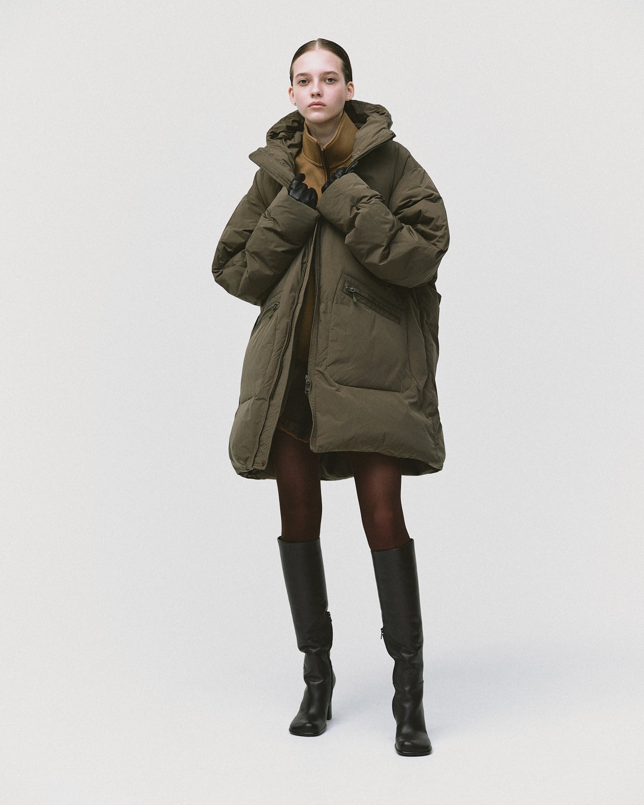 W's TECH 2WAY CADED DOWN PARKA