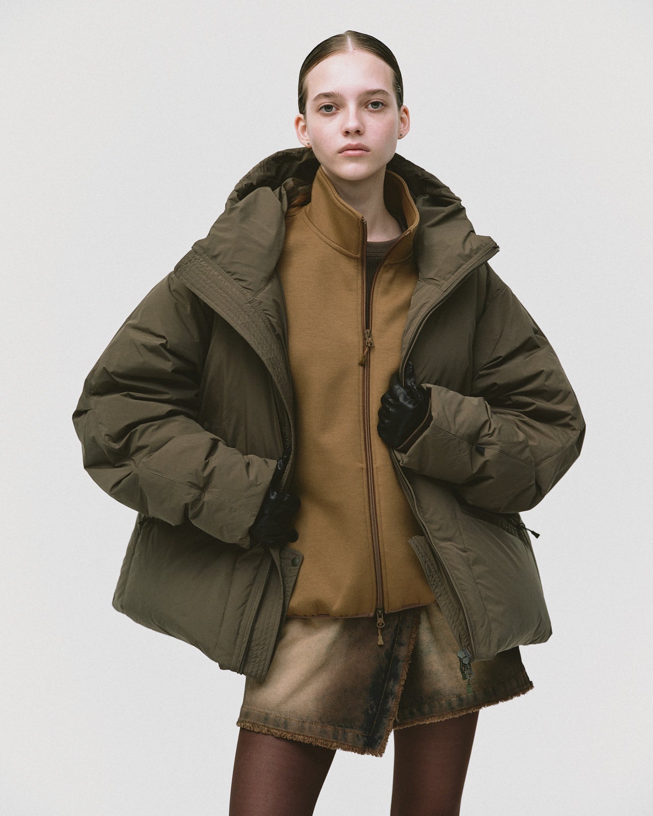 W's TECH 2WAY CADED DOWN PARKA