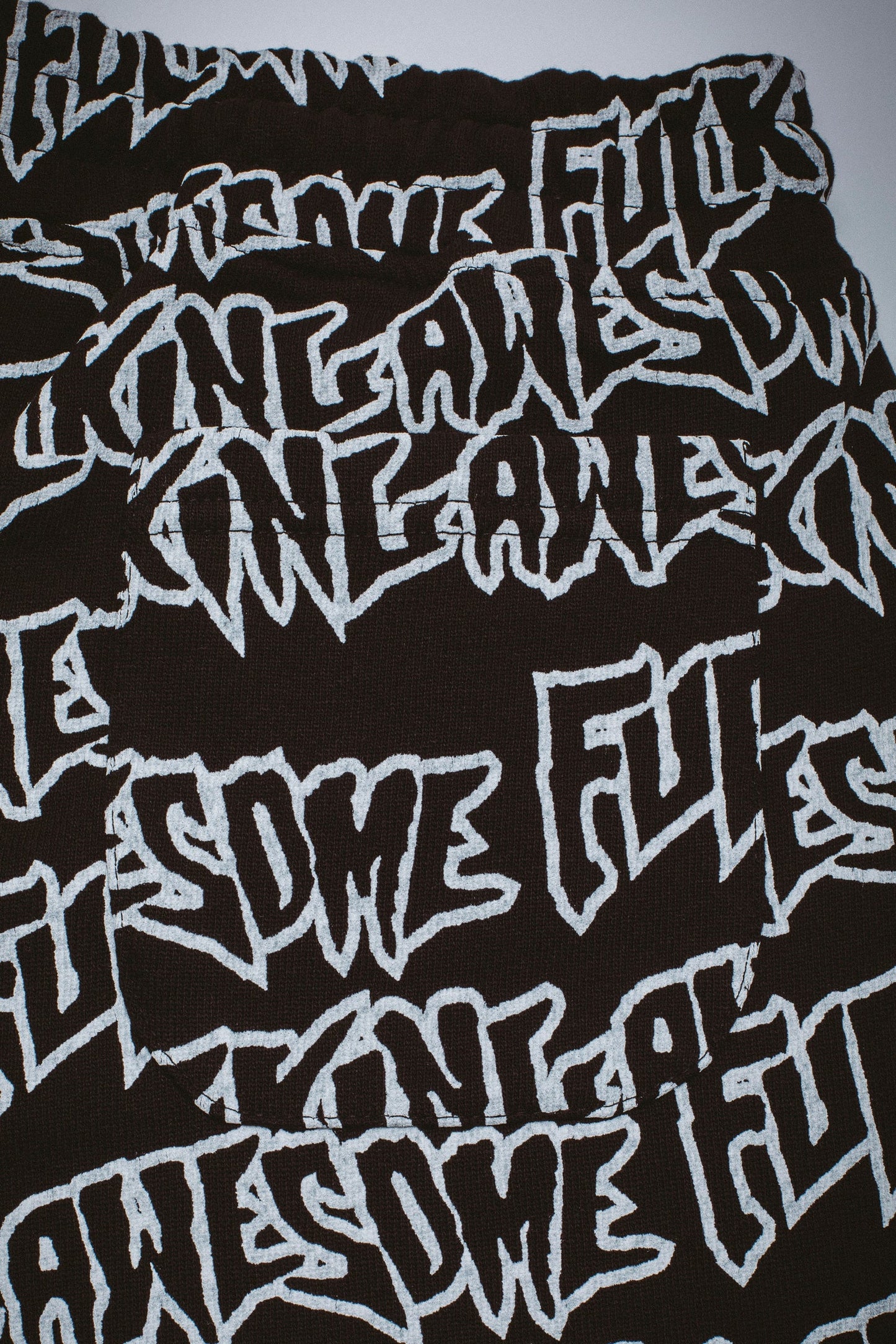 AOP STAMP SWEAT SHORTS