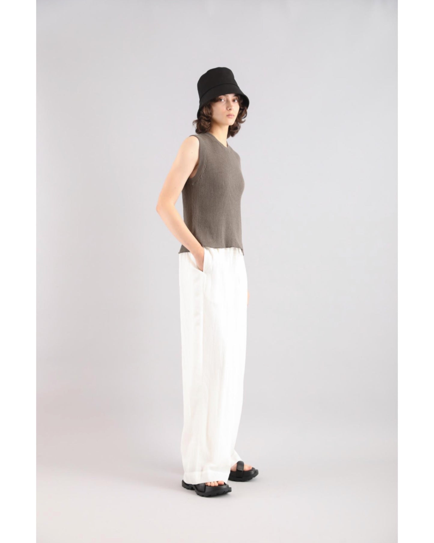 CO/NY S.FINE TWIST RIB N/S TOP