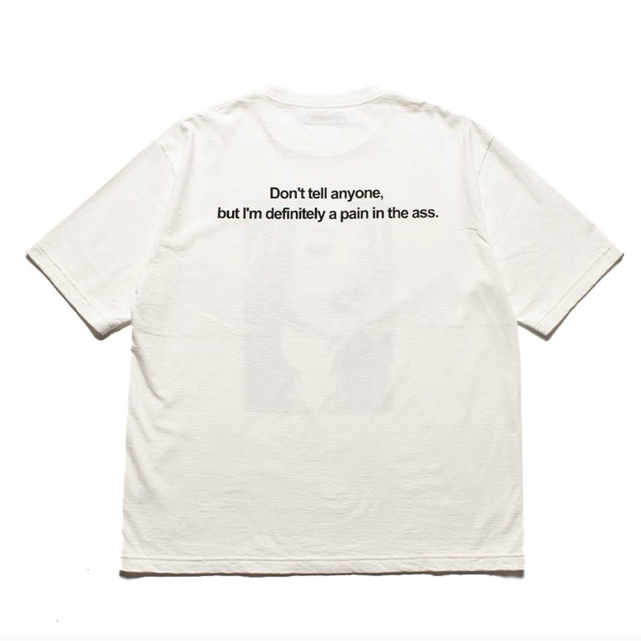 Monochrome Two tone Face Crewneck T-SH