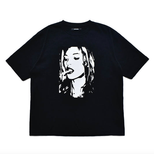 Monochrome Two tone Face Crewneck T-SH