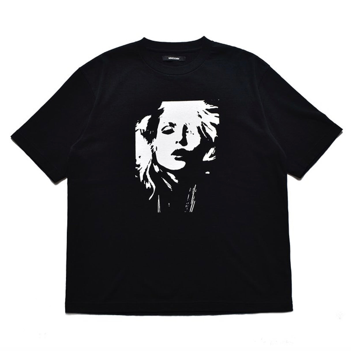 Monochrome Two tone Face Crewneck T-SH