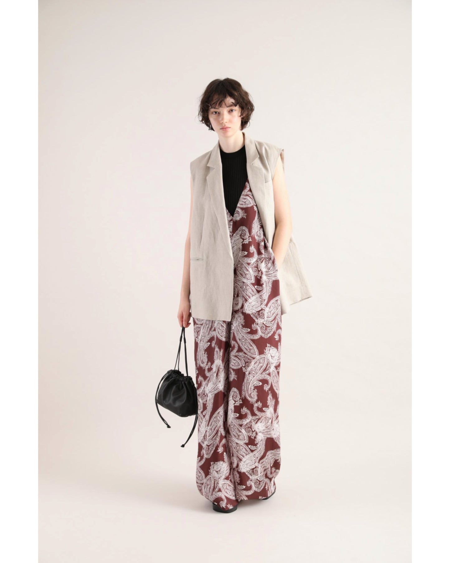 LINEN TWILL GILET