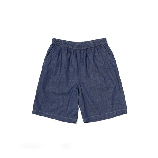 LIGHT DENIM EASY SHORTS