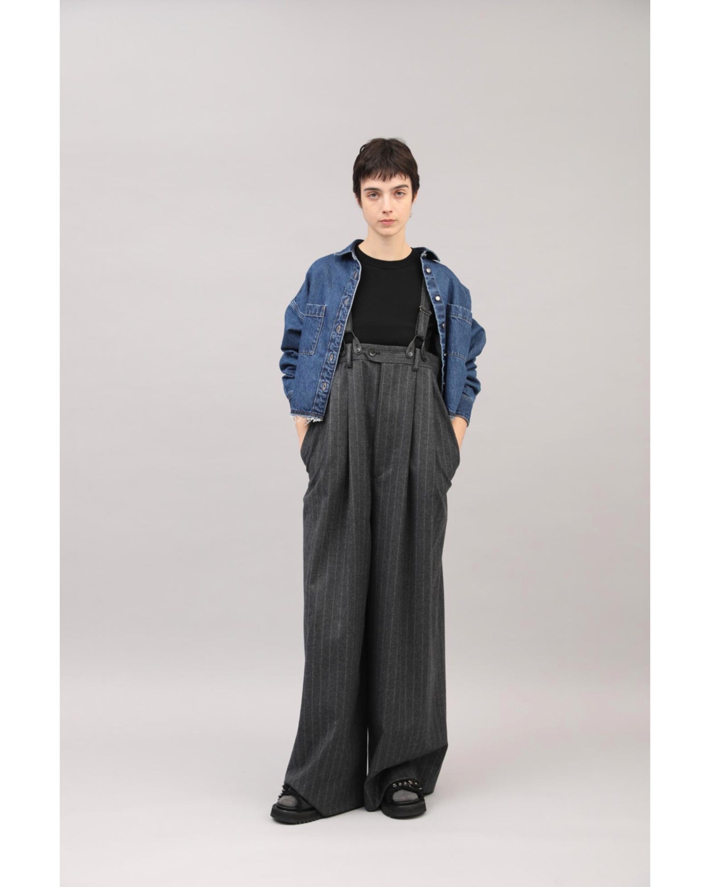 AUTHENTIC DENIM CROPPED SHIRT