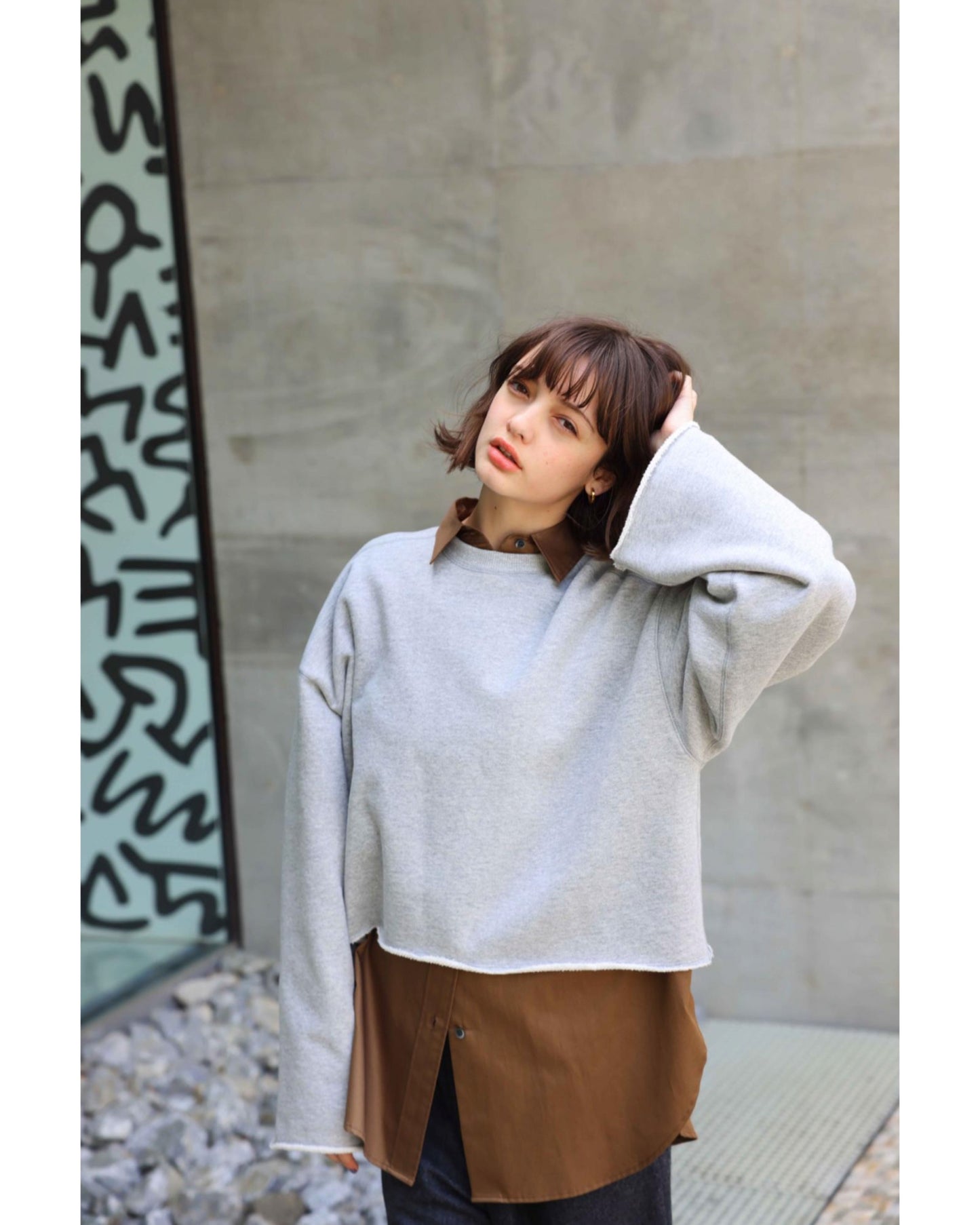 PREMIUM FLEECE CROPPED TOP